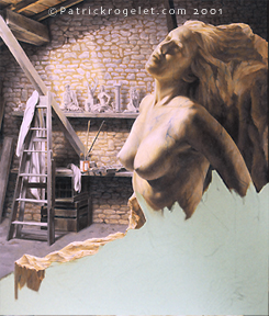 crayon de couleur étape par étape