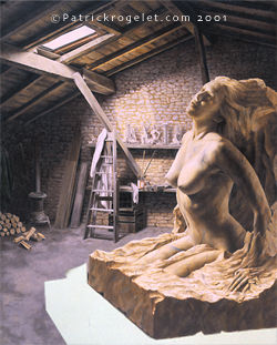 crayon de couleur étape par étape