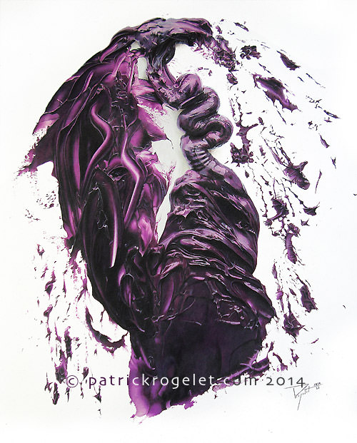 crayons de couleur patrick rogelet abstractions figuratives