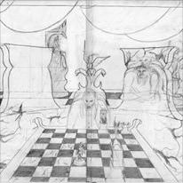 crayons de couleur patrick rogelet  l'échiquier du destin