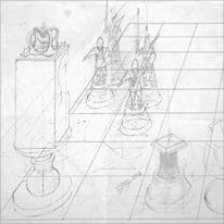 crayons de couleur patrick rogelet  l'échiquier du destin