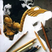 crayons de couleur patrick rogelet  l'échiquier du destin