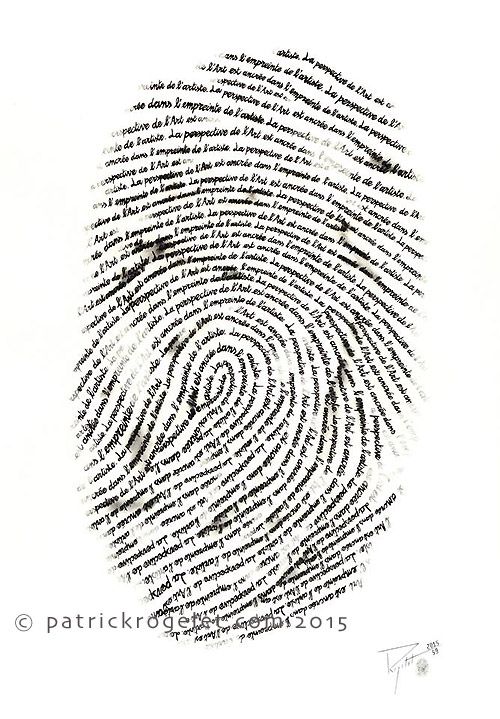 crayons de couleur patrick rogelet empreinte