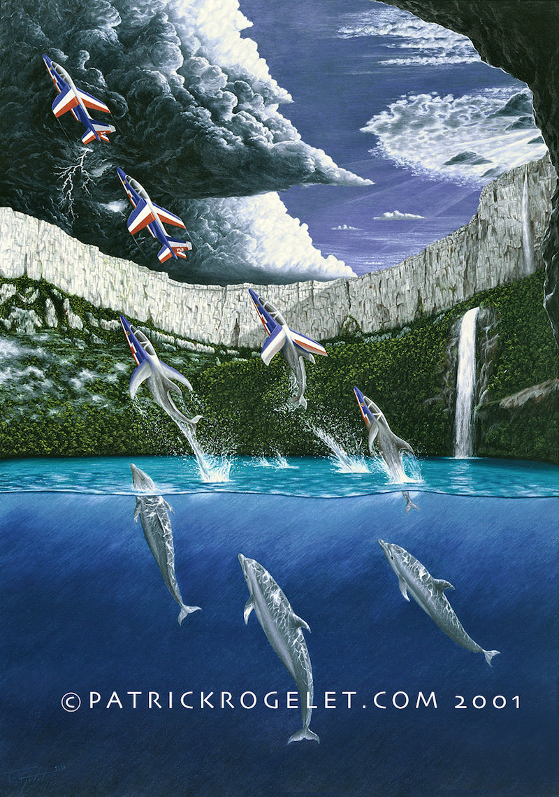 patrick rogelet poster patrouille de france