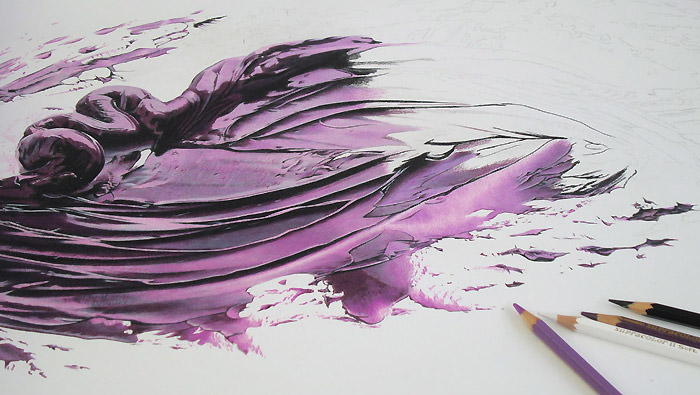 crayons de couleur patrick rogelet purple rain
