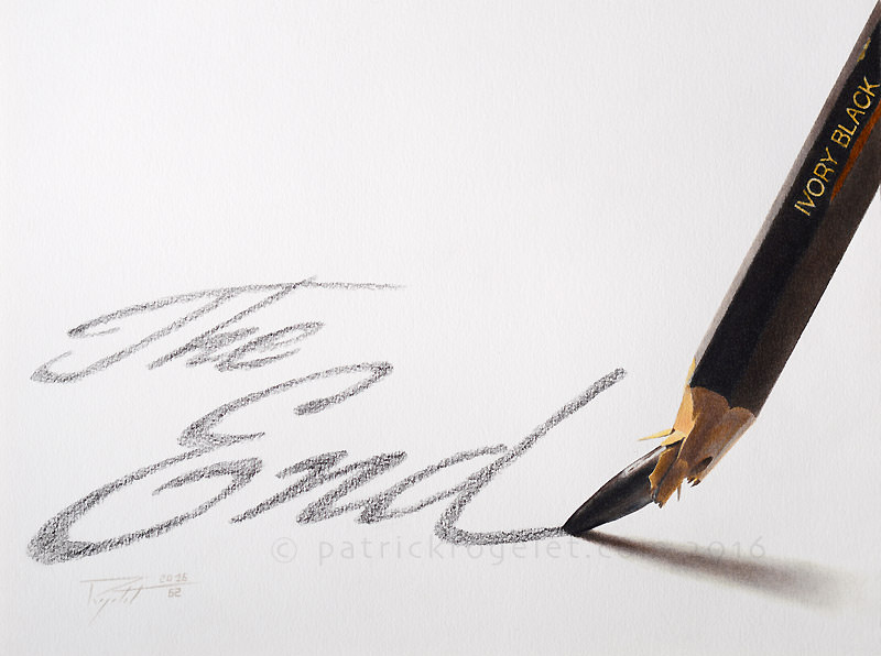 crayons de couleur patrick rogelet the end
