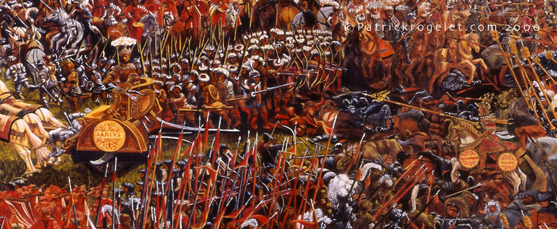 crayons de couleur patrick rogelet la bataille d'alexandre