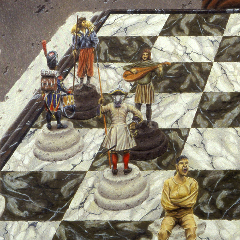 crayons de couleur patrick rogelet  l'échiquier du destin