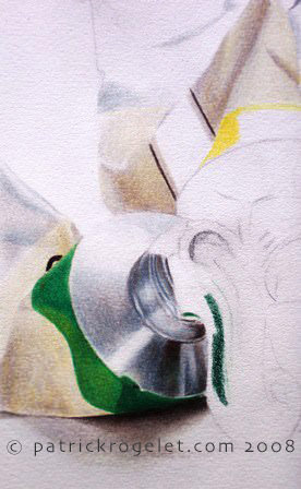 crayons de couleur patrick rogelet l'huile aux crayons