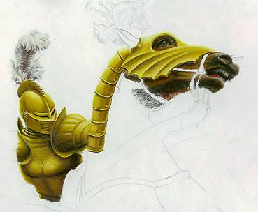 esquisse crayon de couleur