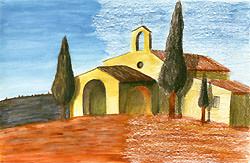 crayon de couleur aquarelle mélange à sec