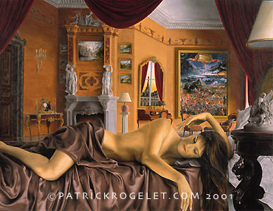 "Combat de toile, conflit de femme"