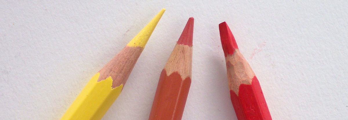 crayon de couleur taille de la mine
